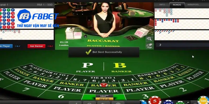 Các quy tắc chi tiết về luật chơi trong game bài Baccarat tại F8BET