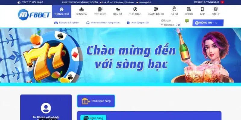 Lựa chọn sảnh chơi và đặt cược