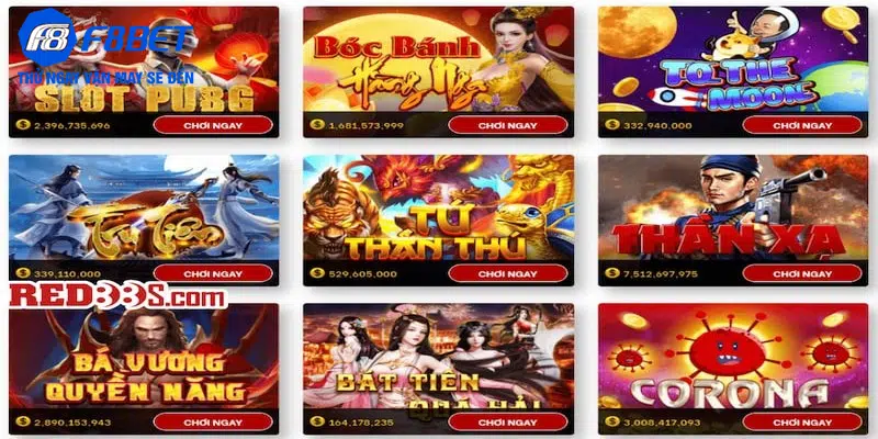 Người chơi sẽ có đa dạng sự lựa chọn thể loại game slot yêu thích